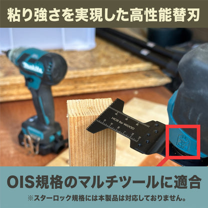 [ネセクト] マルチツール替刃 24枚セット OIS規格品 専用クリアケース入り マルチ交換用ブレード バイメタル 強度試験済 [1年保証]