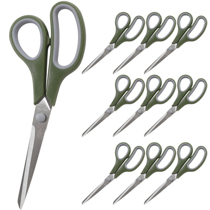 [ネセクト] ステンレスはさみ プロフェッショナル 全長210mm エラストマーグリップ シンプルデザイン 業務用[1年保証]