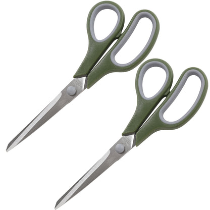 [ネセクト] ステンレスはさみ プロフェッショナル 全長210mm エラストマーグリップ シンプルデザイン 業務用[1年保証]