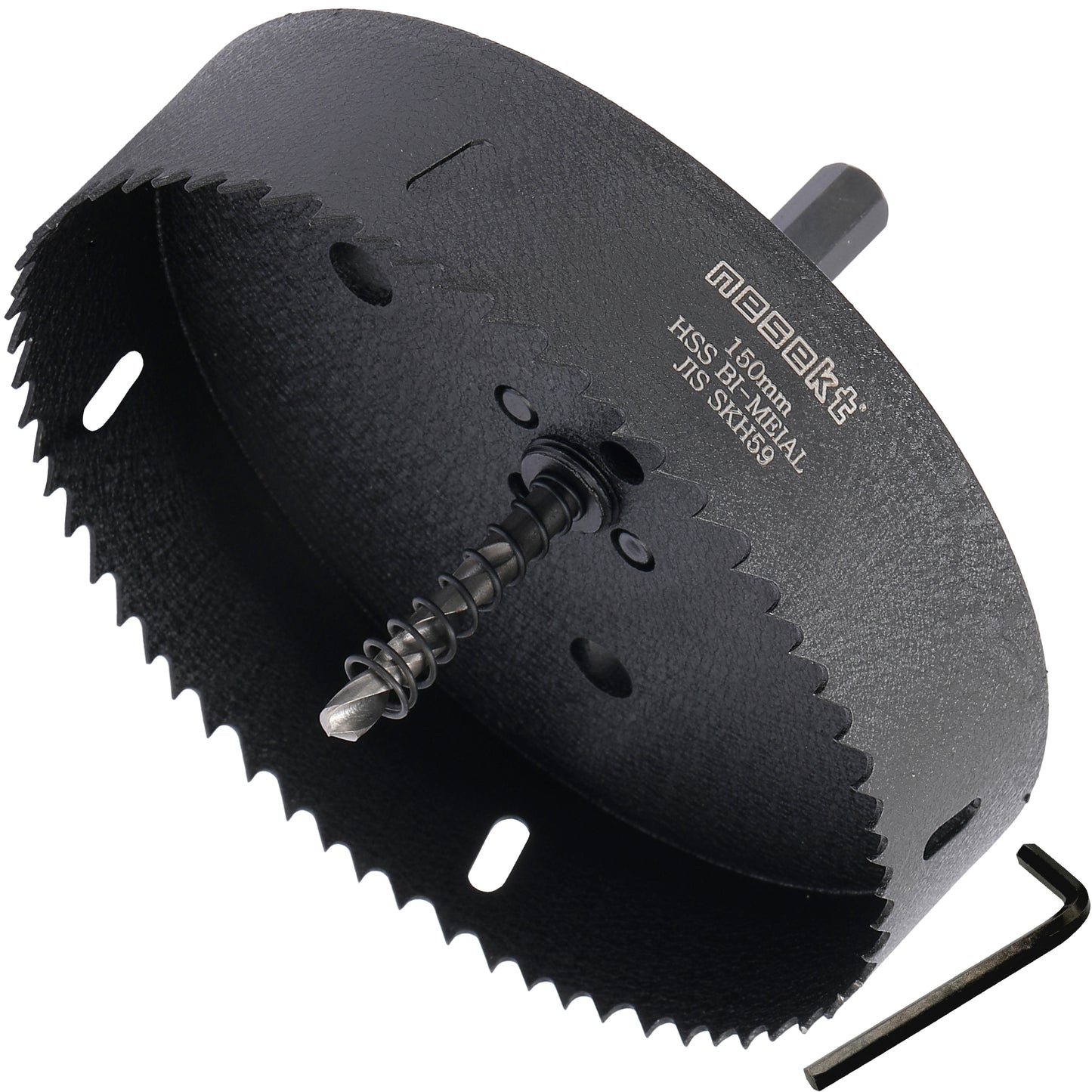 [ネセクト]バイメタルホールソー プロフェッショナル JIS SKH59 HSS鋼センタードリル 不等ピッチ刃 高速切削＆高耐久[日本国内企画品]