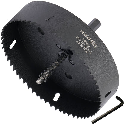 [ネセクト]バイメタルホールソー プロフェッショナル JIS SKH59 HSS鋼センタードリル 不等ピッチ刃 高速切削＆高耐久[日本国内企画品]