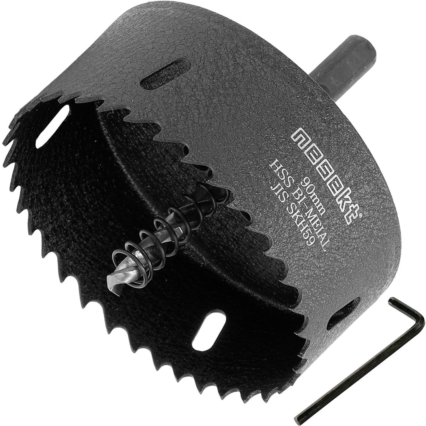 [ネセクト]バイメタルホールソー プロフェッショナル JIS SKH59 HSS鋼センタードリル 不等ピッチ刃 高速切削＆高耐久[日本国内企画品]