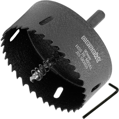 [ネセクト]バイメタルホールソー プロフェッショナル JIS SKH59 HSS鋼センタードリル 不等ピッチ刃 高速切削＆高耐久[日本国内企画品]