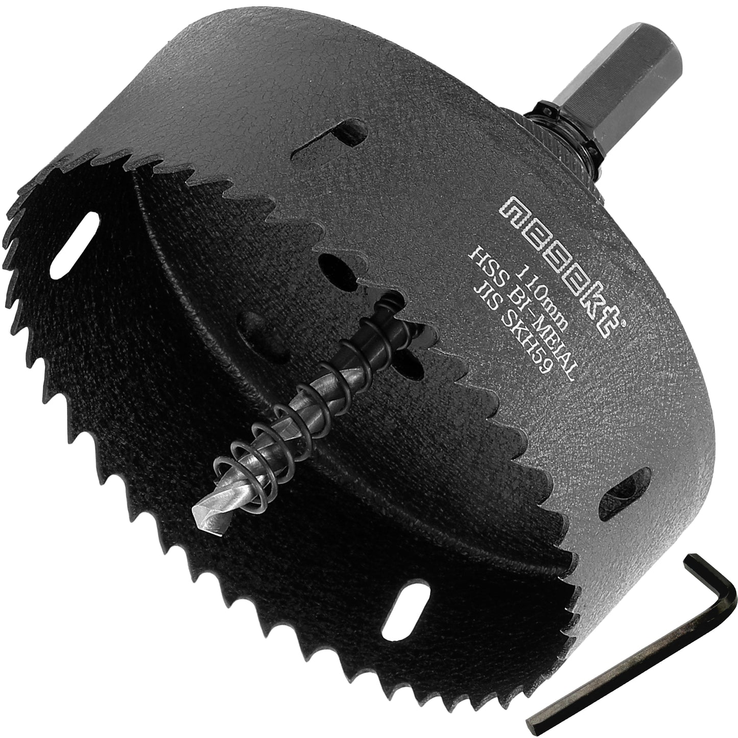 [ネセクト]バイメタルホールソー プロフェッショナル JIS SKH59 HSS鋼センタードリル 不等ピッチ刃 高速切削＆高耐久[日本国内企画品]