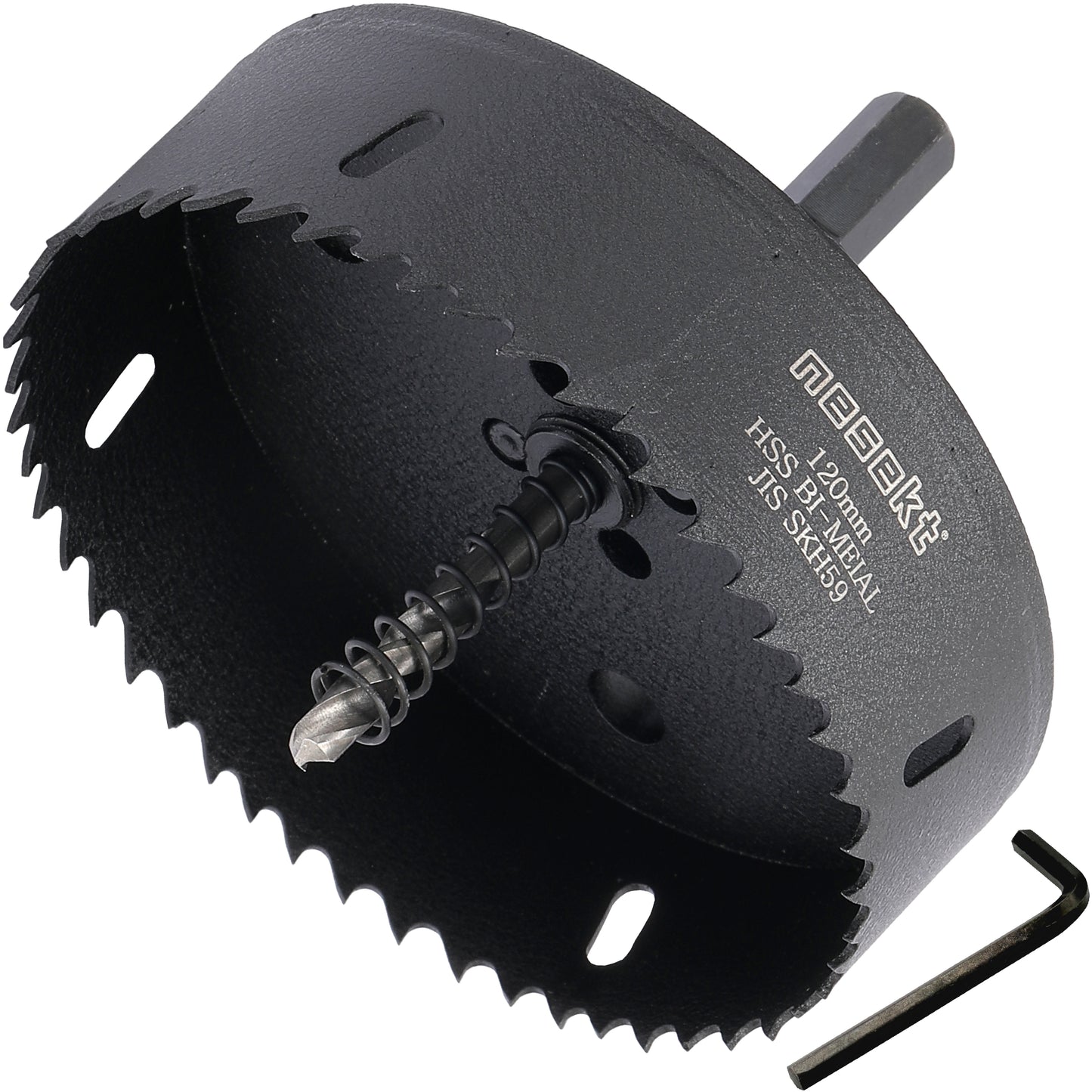 [ネセクト]バイメタルホールソー プロフェッショナル JIS SKH59 HSS鋼センタードリル 不等ピッチ刃 高速切削＆高耐久[日本国内企画品]