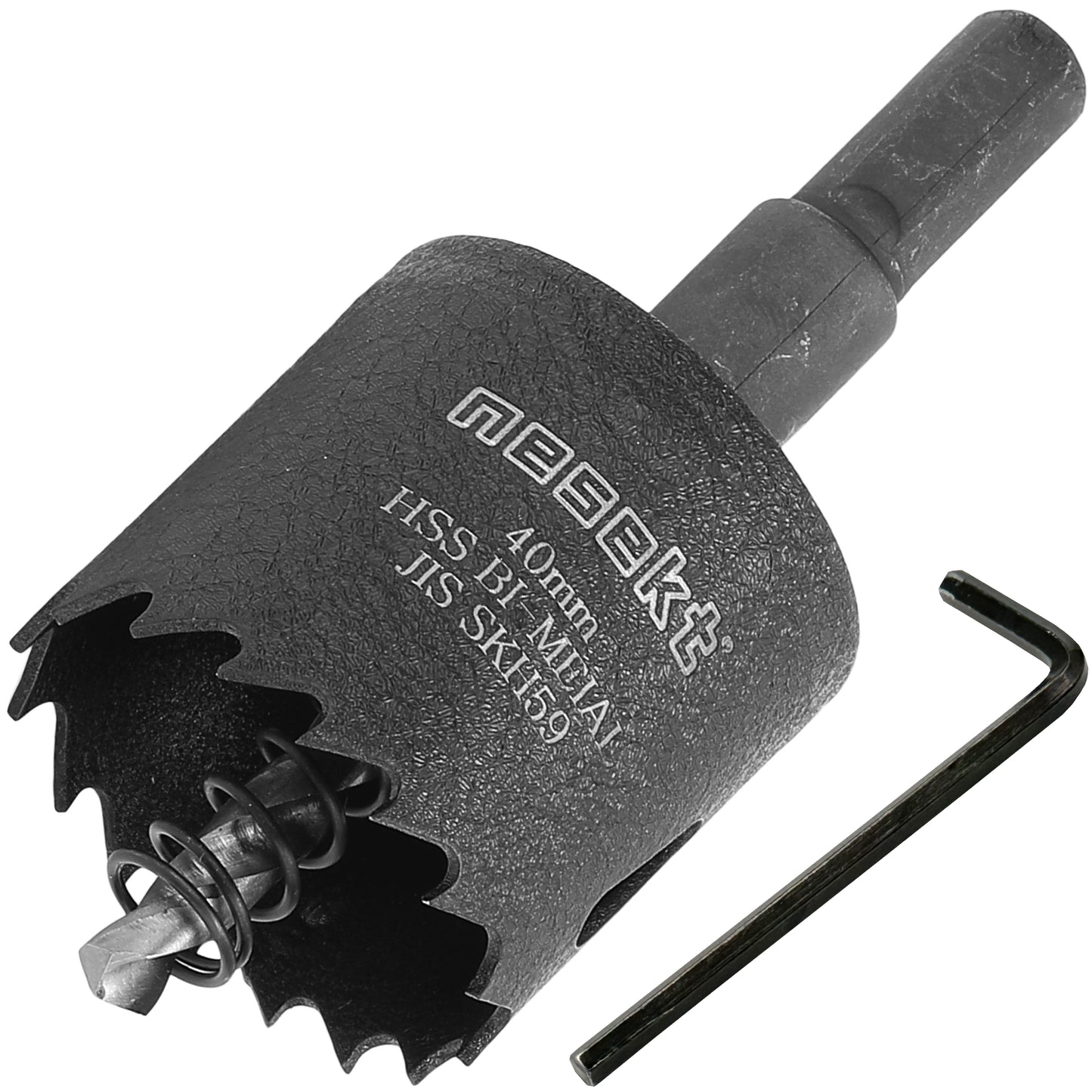 [ネセクト]バイメタルホールソー プロフェッショナル JIS SKH59 HSS鋼センタードリル 不等ピッチ刃 高速切削＆高耐久[日本国内企画品]