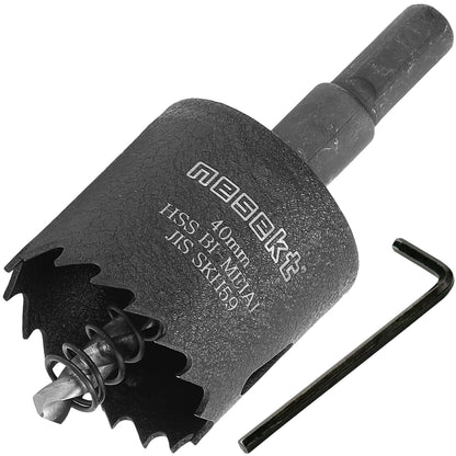 [ネセクト]バイメタルホールソー プロフェッショナル JIS SKH59 HSS鋼センタードリル 不等ピッチ刃 高速切削＆高耐久[日本国内企画品]