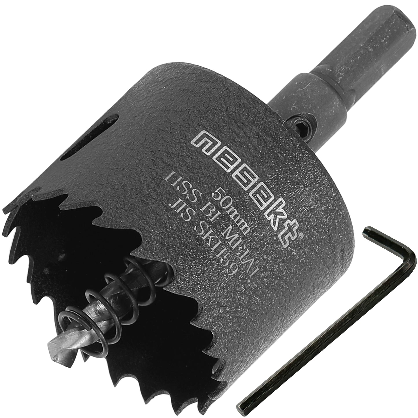 [ネセクト]バイメタルホールソー プロフェッショナル JIS SKH59 HSS鋼センタードリル 不等ピッチ刃 高速切削＆高耐久[日本国内企画品]