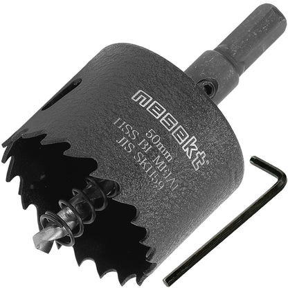 [ネセクト]バイメタルホールソー プロフェッショナル JIS SKH59 HSS鋼センタードリル 不等ピッチ刃 高速切削＆高耐久[日本国内企画品]