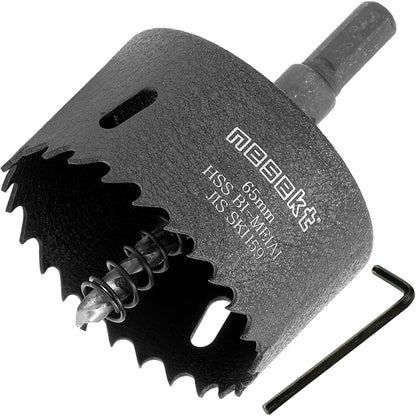 [ネセクト]バイメタルホールソー プロフェッショナル JIS SKH59 HSS鋼センタードリル 不等ピッチ刃 高速切削＆高耐久[日本国内企画品]