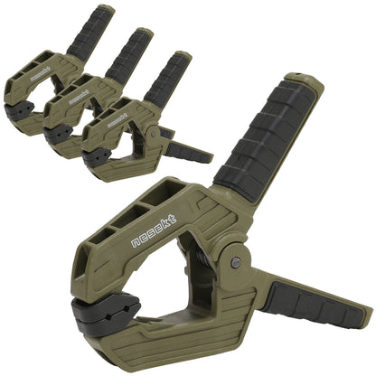 [ネセクト] スプリングクランプ  超強力 幅広フレキシブルパッド 木工DIY キャンプ タープ [日本企画1年保証]