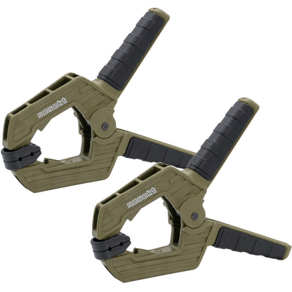 [ネセクト] スプリングクランプ  超強力 幅広フレキシブルパッド 木工DIY キャンプ タープ [日本企画1年保証]