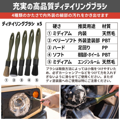 [ネセクト] 洗車セット25点 耐荷重100kg 踏み台バケツ＆収納バスケット付属 ミニバン&SUV グリットガード 洗車用品[1年保証] - 画像3
