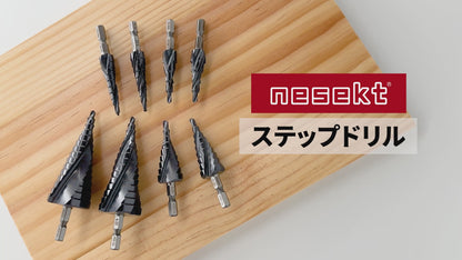 [ネセクト] ステップドリル 6.35mm六角軸 チタンコーティング インパクト対応[1年保証]