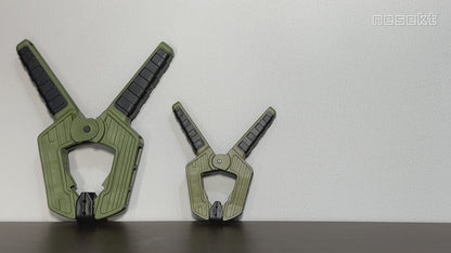 [ネセクト] スプリングクランプ  超強力 幅広フレキシブルパッド 木工DIY キャンプ タープ [日本企画1年保証]